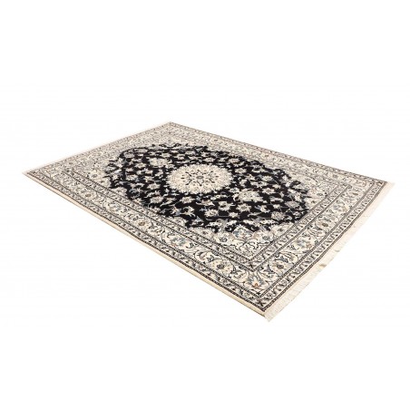 Tappeto Nain Kashmar Persia grigio blu 165x245