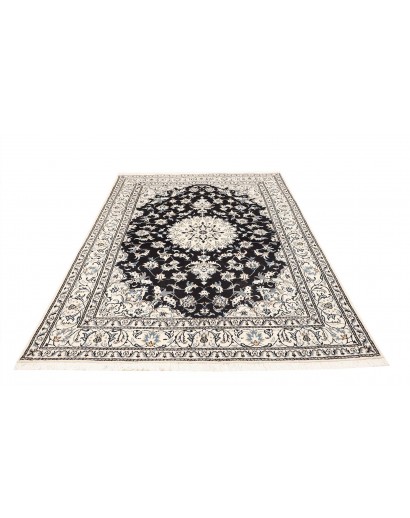 Tappeto Nain Kashmar Persia grigio blu 165x245