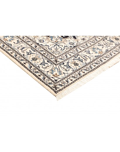 Tappeto Nain Kashmar Persia grigio blu 165x245