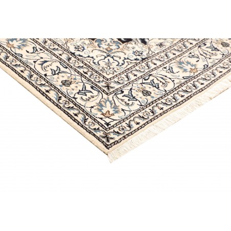 Tappeto Nain Kashmar Persia grigio blu 165x245