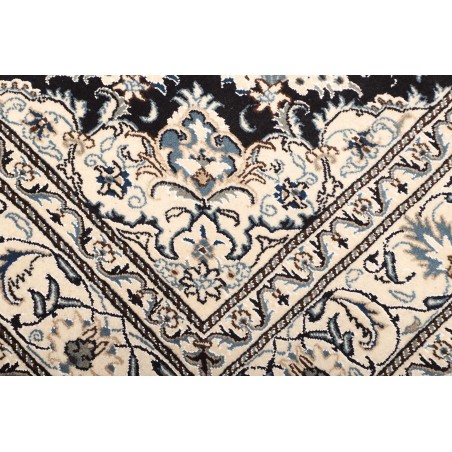 Tappeto Nain Kashmar Persia grigio blu 165x245