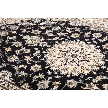 Tappeto Nain Kashmar Persia grigio blu 165x245