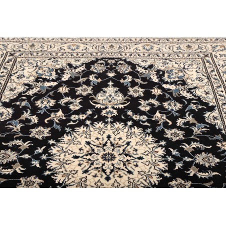 Tappeto Nain Kashmar Persia grigio blu 165x245