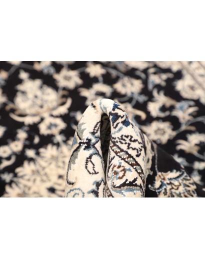 Tappeto Nain Kashmar Persia grigio blu 165x245