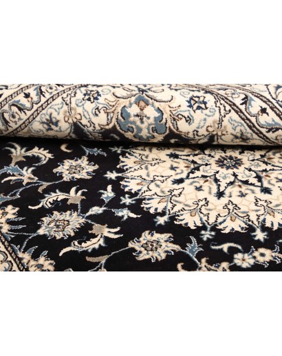 Tappeto Nain Kashmar Persia grigio blu 165x245