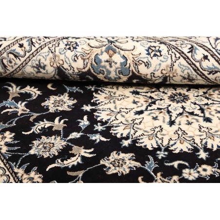Tappeto Nain Kashmar Persia grigio blu 165x245