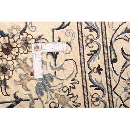 Tappeto Nain Kashmar Persia grigio blu 165x245