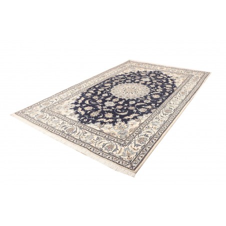 Tappeto Nain Kashmar Persia grigio 198x292