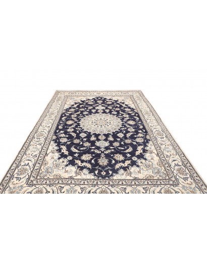 Tappeto Nain Kashmar Persia grigio 198x292