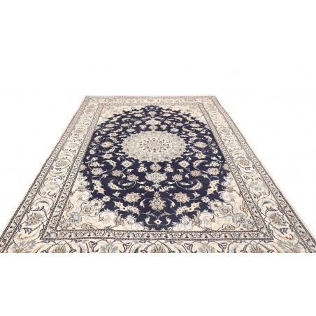 Tappeto Nain Kashmar Persia grigio 198x292