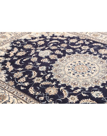 Tappeto Nain Kashmar Persia grigio 198x292