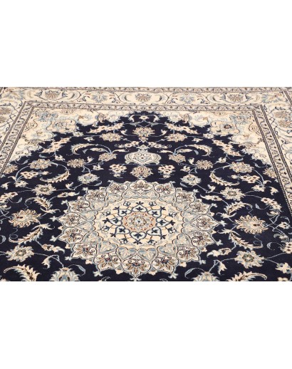 Tappeto Nain Kashmar Persia grigio 198x292