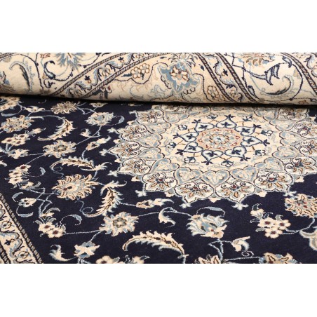 Tappeto Nain Kashmar Persia grigio 198x292