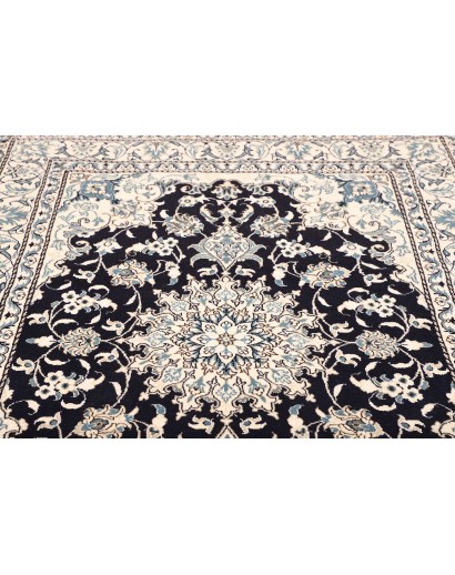 Tappeto Nain Kashmar Persia grigio 150x215