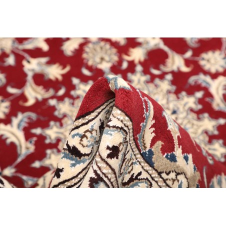 Tappeto Nain Kashmar Persia bianco marrone 173x245