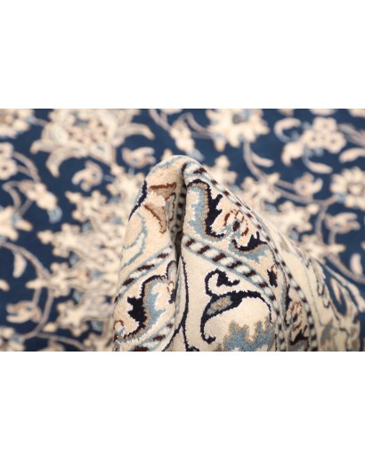Tappeto Nain Kashmar Persia bianco grigio 153x207