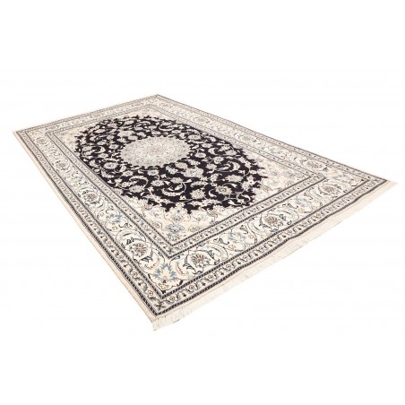 Tappeto Nain Kashmar Persia grigio 195x307
