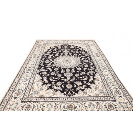 Tappeto Nain Kashmar Persia grigio 195x307