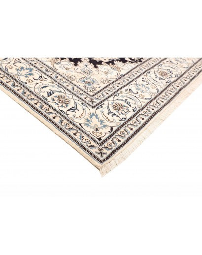 Tappeto Nain Kashmar Persia grigio 195x307