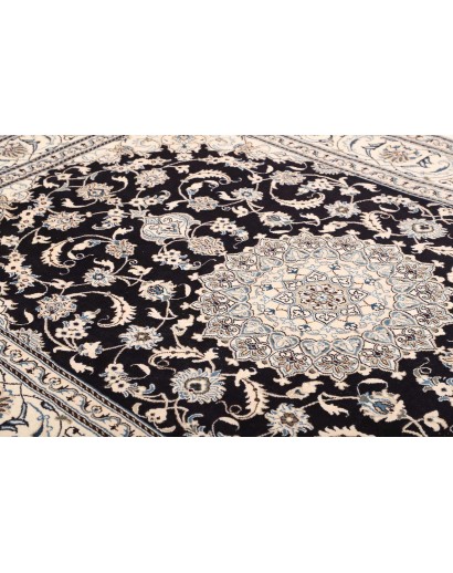 Tappeto Nain Kashmar Persia grigio 195x307