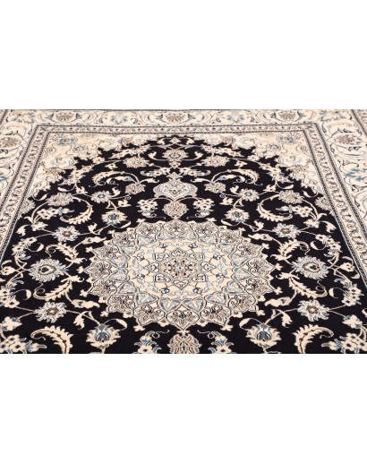 Tappeto Nain Kashmar Persia grigio 195x307