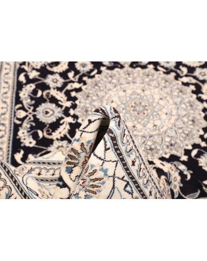 Tappeto Nain Kashmar Persia grigio 195x307