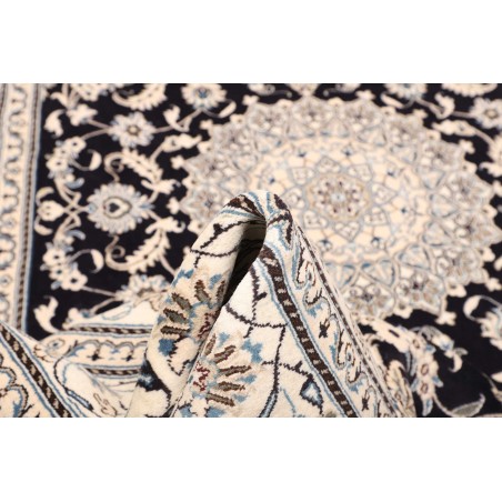 Tappeto Nain Kashmar Persia grigio 195x307