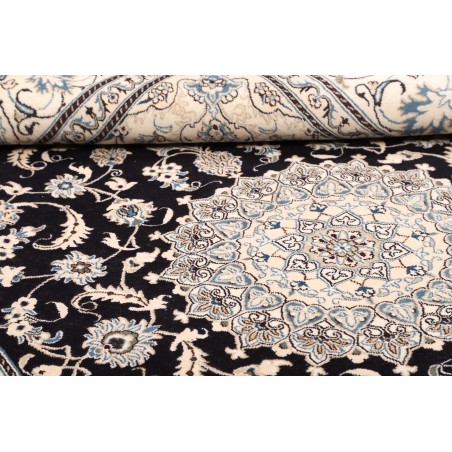 Tappeto Nain Kashmar Persia grigio 195x307