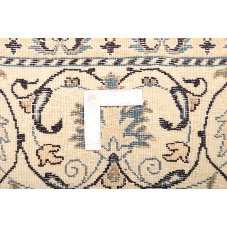 Tappeto Nain Kashmar Persia bianco grigio 183x305