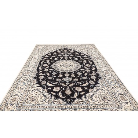 Tappeto Nain Kashmar Persia grigio 203x288