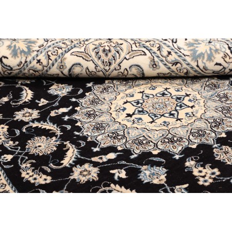 Tappeto Nain Kashmar Persia grigio 203x288