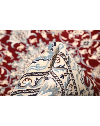 Tappeto Nain Kashmar Persia bianco grigio 145x205