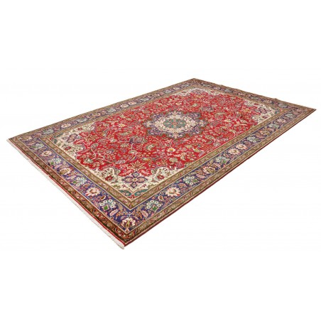 Tappeto Tabriz Persia marrone giallo 200x308