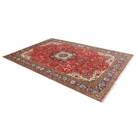 Tappeto Tabriz Persia marrone giallo 200x308
