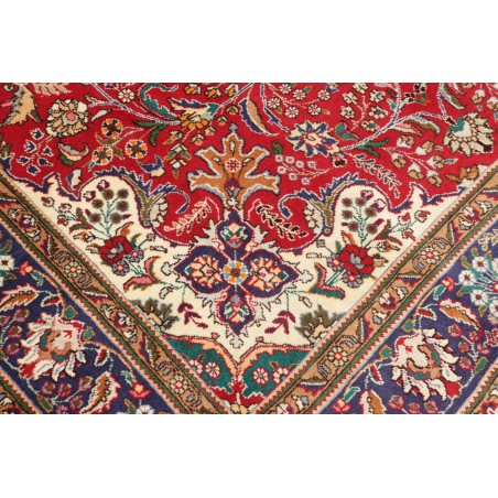 Tappeto Tabriz Persia marrone giallo 200x308