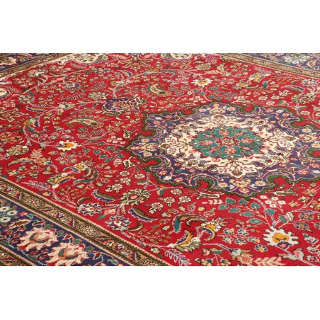 Tappeto Tabriz Persia marrone giallo 200x308