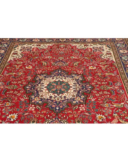 Tappeto Tabriz Persia marrone giallo 200x308