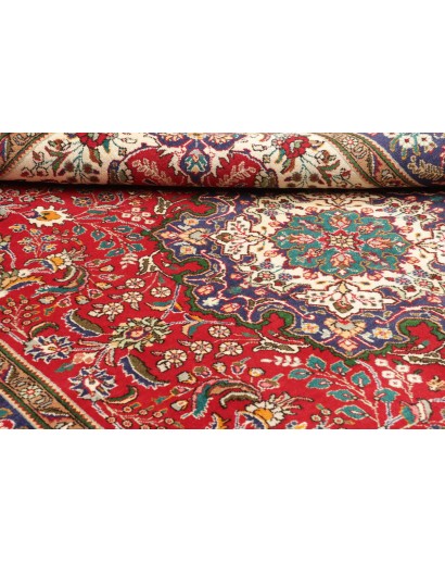 Tappeto Tabriz Persia marrone giallo 200x308