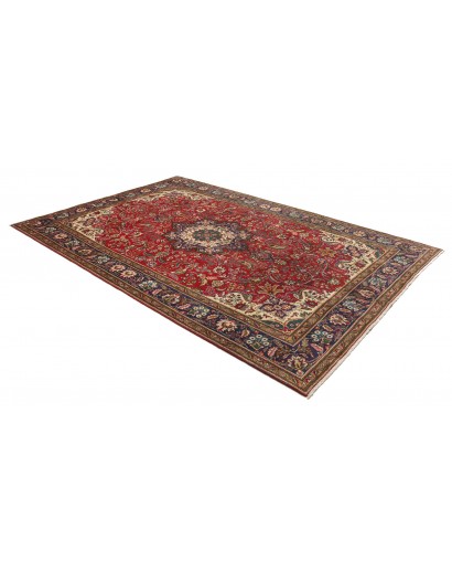 Tappeto Tabriz Persia marrone grigio 200x303