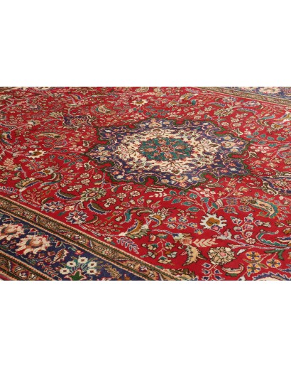 Tappeto Tabriz Persia marrone grigio 200x303
