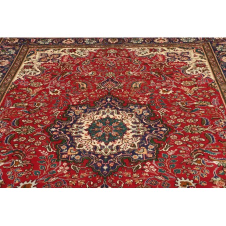Tappeto Tabriz Persia marrone grigio 200x303