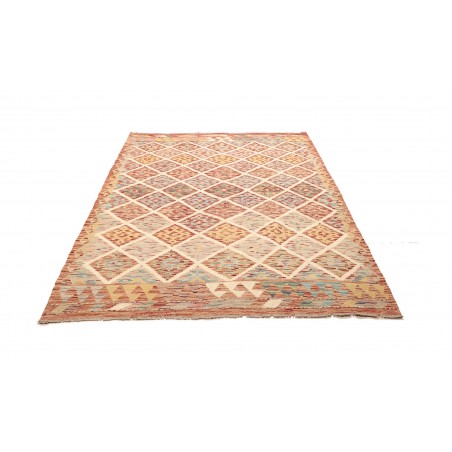 Tappeto Kilim Afghanistan marrone 155x202