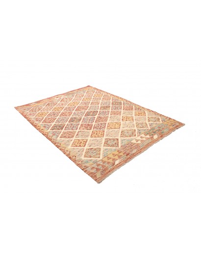 Tappeto Kilim Afghanistan marrone 155x202