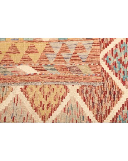 Tappeto Kilim Afghanistan marrone 155x202