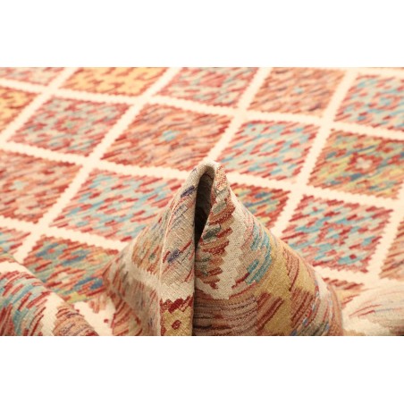 Tappeto Kilim Afghanistan marrone 155x202