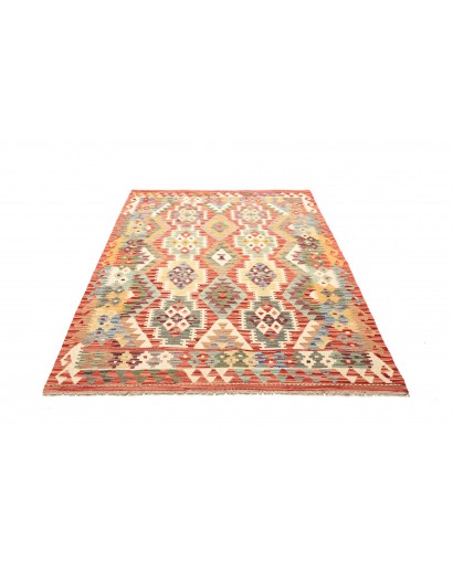 Tappeto Kilim Afghanistan marrone beige 157x197