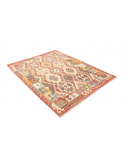 Tappeto Kilim Afghanistan marrone beige 157x197