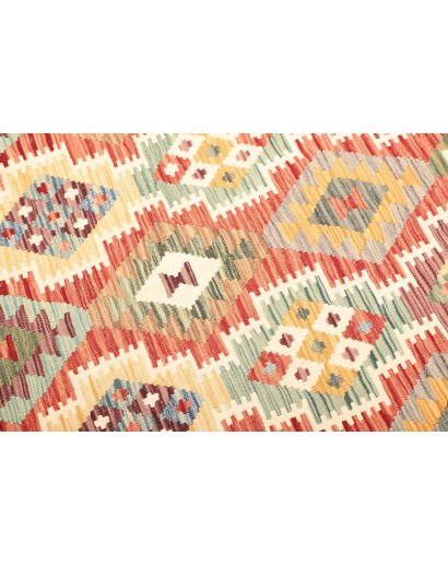 Tappeto Kilim Afghanistan marrone beige 157x197