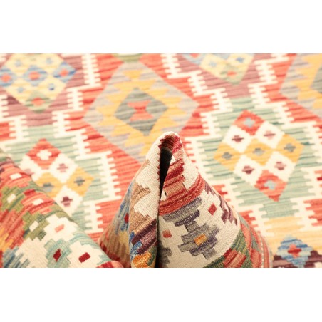 Tappeto Kilim Afghanistan marrone beige 157x197
