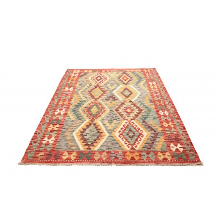 Tappeto Kilim Afghanistan marrone 158x198